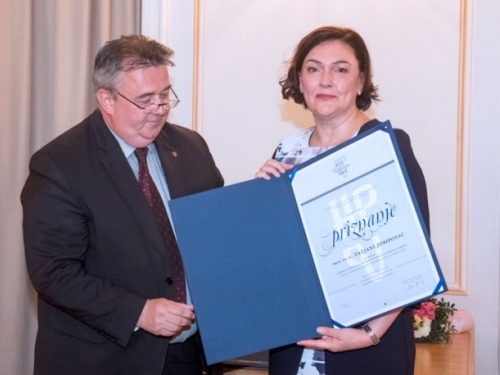 Professor Tatjana Josipović received...