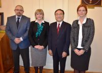 His Excellency Mr. Ide, the Ambassador of Japan to the Republic of Croatia holds a lecture at Zagreb Law