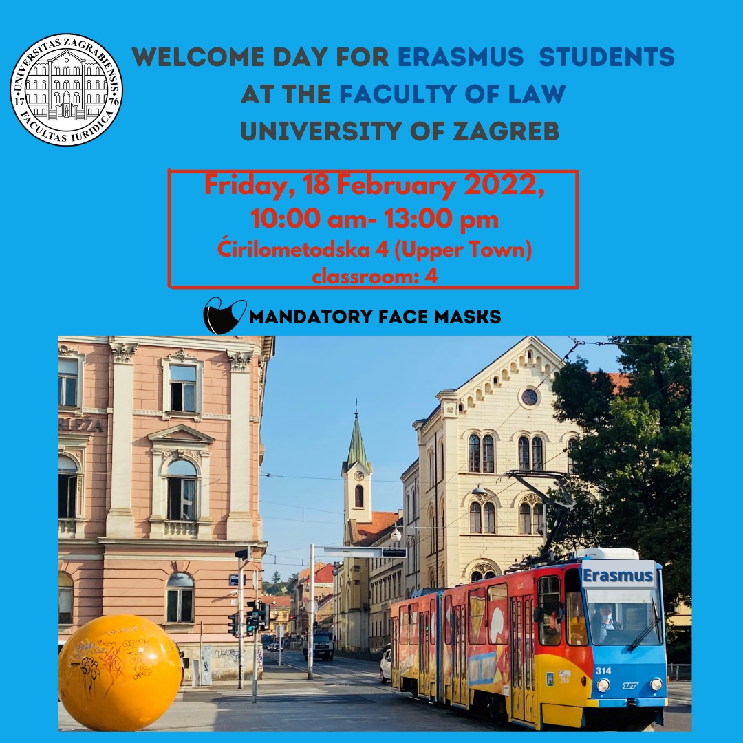 Welcome day for Erasmus students - 18th February, 2022